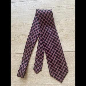 STEFANO RICCI Rich Pink Black‎ Geometric Smooth Silk Tie Made In ITALY